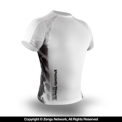 Punch Town-Ice Mamba Rashguard - Short Sleeve-1